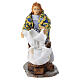 Lavandaia presepe napoletano 8 cm in terracotta s1