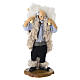 Shepherd with sheep for 8 cm Neapolitan Nativity Scene s1