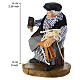 Cobbler in terracotta for 8 cm Neapolitan Nativity Scene s2