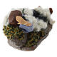 Benino pastore dormiente presepe napoletano 8 cm in terracotta s4