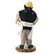 Boulanger pour crèche napolitaine 8 cm en terre cuite s4