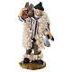 Pastore con legna in terracotta presepe napoletano 8 cm s1