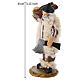 Pastore con legna in terracotta presepe napoletano 8 cm s2