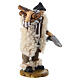 Pastore con legna in terracotta presepe napoletano 8 cm s3