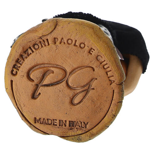 Pastorella con anfore presepe napoletano 8 cm in terracotta 5
