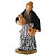 Pastorella con anfore presepe napoletano 8 cm in terracotta s1