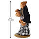 Pastora com ânforas em terracota 8 cm presépio napolitano s2