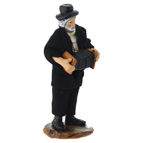 Musicien crèche napolitaine 8 cm en terre cuite 3