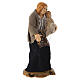 Donna con bambino in terracotta presepe napoletano 8 cm s3