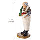 Terracotta waiter for 8 cm Neapolitan Nativity Scene s2