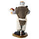 Serveur en terre cuite 8 cm crèche napolitaine s4