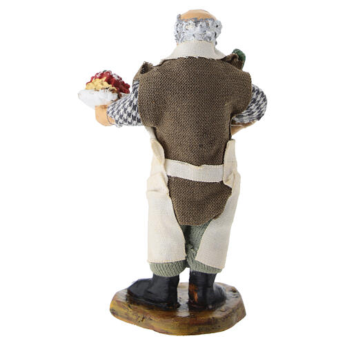 Garçom 8 cm terracota presépio napolitano 4