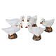 Set 10 oies et poules en terre cuite pour crèche napolitaine 10-12 cm s3