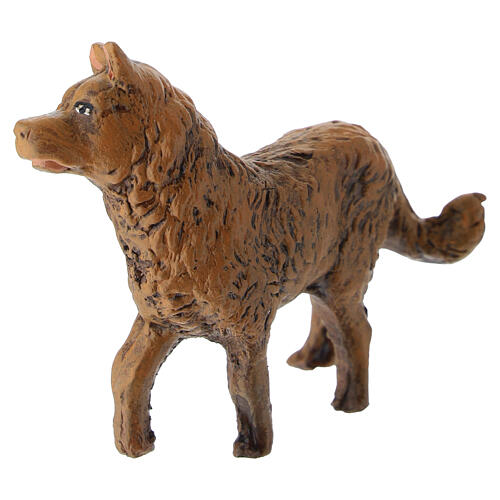 Cão em terracota para presépio napolitano 10 cm 4