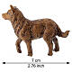 Cão em terracota para presépio napolitano 10 cm s2