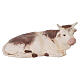 Boi e burro para presépio napolitano 10-12 cm terracota pintada s4