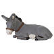 Boi e burro para presépio napolitano 10-12 cm terracota pintada s5