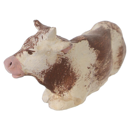 Ox and donkey in terracotta for 8-10 cm Neapolitan Nativity Scene 4