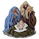 Nativité 10x9x8 cm avec base en terre cuite pour crèche napolitaine 8 cm s1