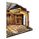 Capanna illuminata 35x55x30 cm con fontana VERA presepe napoletano 12 cm s4