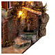 Illuminated village with working fountain for 6 cm Neapolitan Nativity Scene, 47x52x30 cm s3