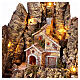 Oven and fountain illuminated scene for 8 cm Neapolitan Nativity Scene, 50x45x50 cm s4