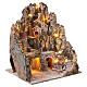 Escena horno fuente iluminado 50x45x50 cm belén napolitano 8 cm s5