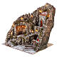Neapolitan Nativity Setting with Illuminated Fountain 55x55x45 cm for 8 cm Figurines s3