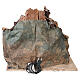 Neapolitan Nativity Scene with house and illuminated fountain, 40x45x40 cm, for 8 cm figures s5