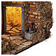 Nativity village with right-side fountain 55x40x30 cm, Neapolitan Nativity Scene 10 cm s2