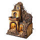 Nativity village with right-side fountain 55x40x30 cm, Neapolitan Nativity Scene 10 cm s3