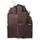 Presepe con doppio balcone e luci  55x40x30 cm presepe napoletano 10 cm s4