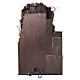 Borgo presepiale con case e arco illuminato 65x40x30 cm presepe napoletano 10 cm s4