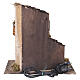 Casetta con scala esterna illuminata 25x20x25 cm presepe napoletano 4-6 cm s4