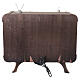 Wooden vintage TV with village and mill 66x60x20 cm Neapolitan nativity 7 cm s5