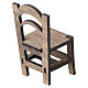 Composizione da caffè con tavolo e sedie in legno 7x6x3,5 cm presepe napoletano 12 cm s6