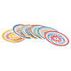 Set of 6 hand-decorated PLA plates, diam. 3.5 cm, 18 cm Neapolitan Nativity Scene s2