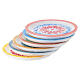 Set of 6 hand-decorated PLA plates, diam. 3.5 cm, 18 cm Neapolitan Nativity Scene s3