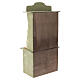 Aparador cocina de madera verde 35x15x10 cm belén napolitano 24-30 cm s4