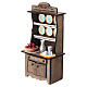 Mobile credenza in legno 15x10x5 cm presepe napoletano 12 cm s2