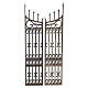 Openwork wooden gate for 6 cm Neapolitan Nativity Scene, 13x2 cm s3