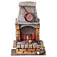 Gemauerter Kamin mit Feuereffekt, 15 × 10 × 5 cm, neapolitanischer Stil, für Krippen mit 10–12 cm Figurenserie s1