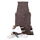 Masonry fireplace with fire effect for 10-12 cm Neapolitan nativity scene 15x10x5 cm s4