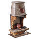 Illuminated masonry fire 20x15x10 cm for Neapolitan nativity 20–24 cm s3