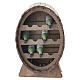 Wooden Barrel Cellar Figurine 20-30 cm Neapolitan Nativity, 15x10x5 cm s1