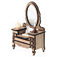 Mobile da toeletta con specchio ovale 11x7x4 cm presepe napoletano 10 cm s2