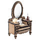 Mobile da toeletta con specchio ovale 11x7x4 cm presepe napoletano 10 cm s3