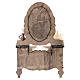 Mobile da toeletta con specchio ovale 11x7x4 cm presepe napoletano 10 cm s5