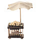 Egg seller's stall with hen for 10 cm Neapolitan Nativity Scene,15x10x10 cm s4