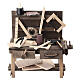 Carpenter's wooden workbench 15x10x5 cm for Neapolitan nativity scene 12 cm s1